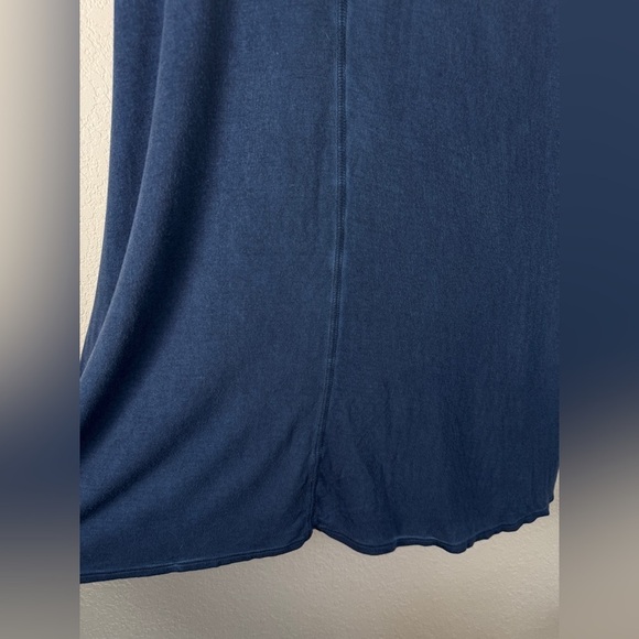 Daytrip for Buckle Strappy Blue Sunwashed Boho Sleeveless Mini Dress Large NWT - Picture 7 of 11